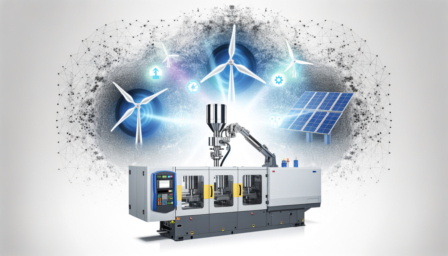 Driving Sustainability: The Shift to Renewable Energy-Powered Three Platen Electric Injection Molding Machines
