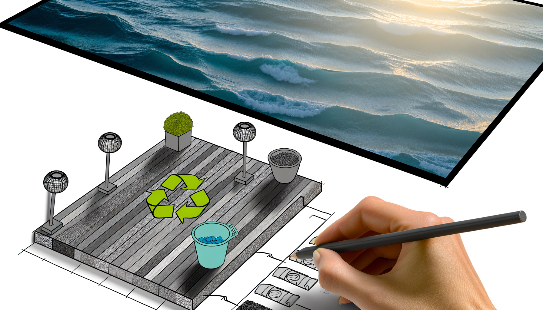 Integration of Recycled Ocean Plastics into High-Performance Deck Boards